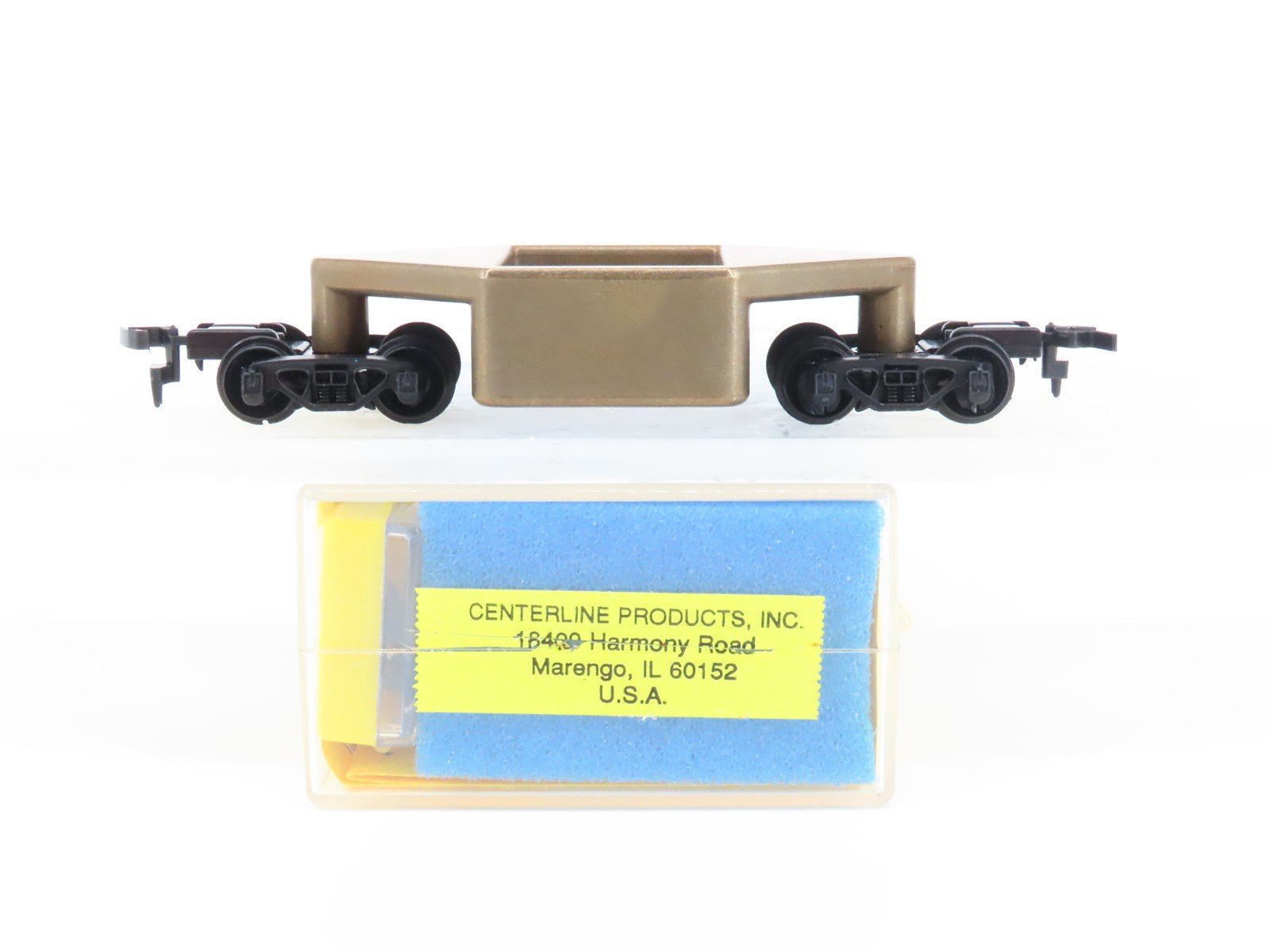 HO Scale Centerline BRASS Undecorated Model #2 Rail Cleaner Car