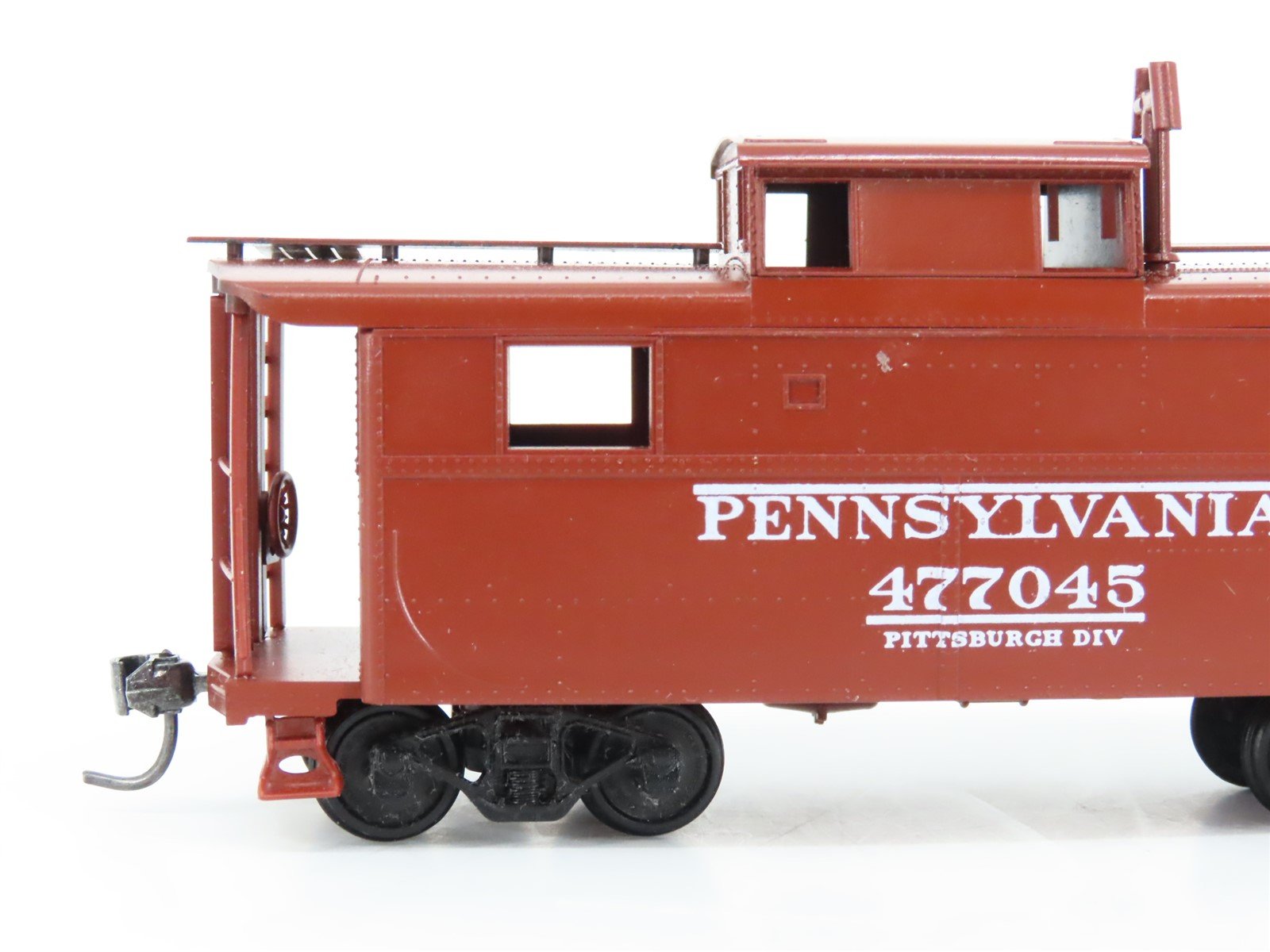 HO Scale Bowser PRR Pennsylvania N5 Center Cupola Steel Caboose #477045