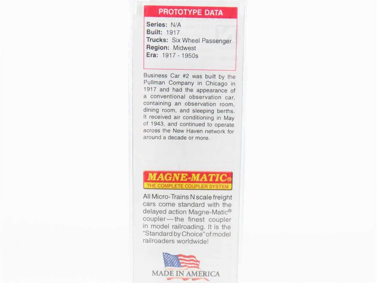 N Micro-Trains MTL 14400100 NH New Haven Heavyweight Observation Passenger #2