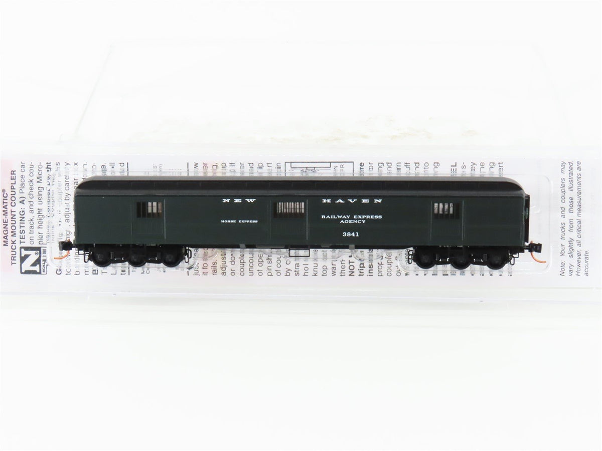 N Micro-Trains MTL 14900100 NH New Haven 70&#39; Heavyweight Horse Passenger #3841