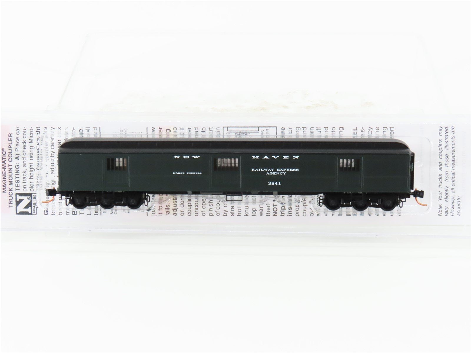 N Micro-Trains MTL 14900100 NH New Haven 70' Heavyweight Horse Passenger #3841