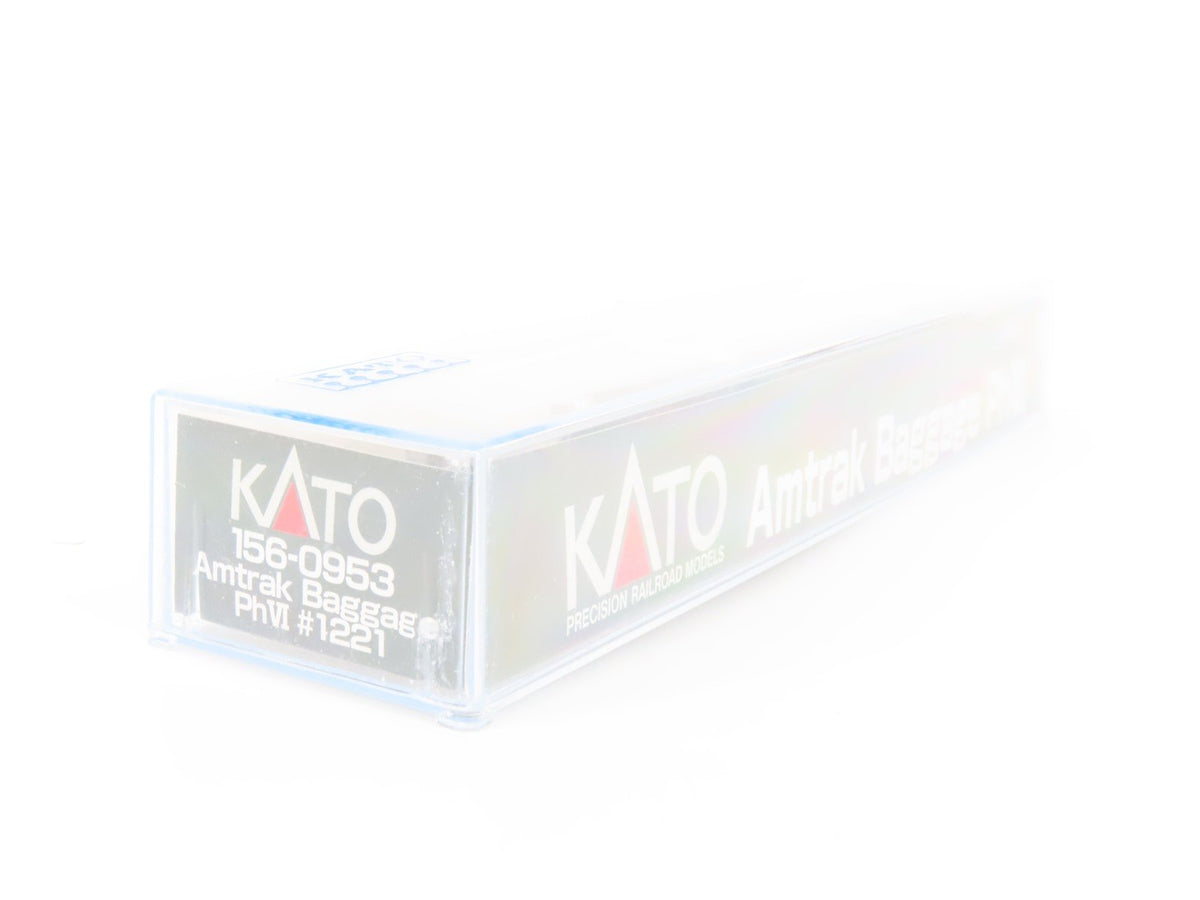 N Scale KATO 156-0953 Amtrak Phase VI Baggage Passenger #1221