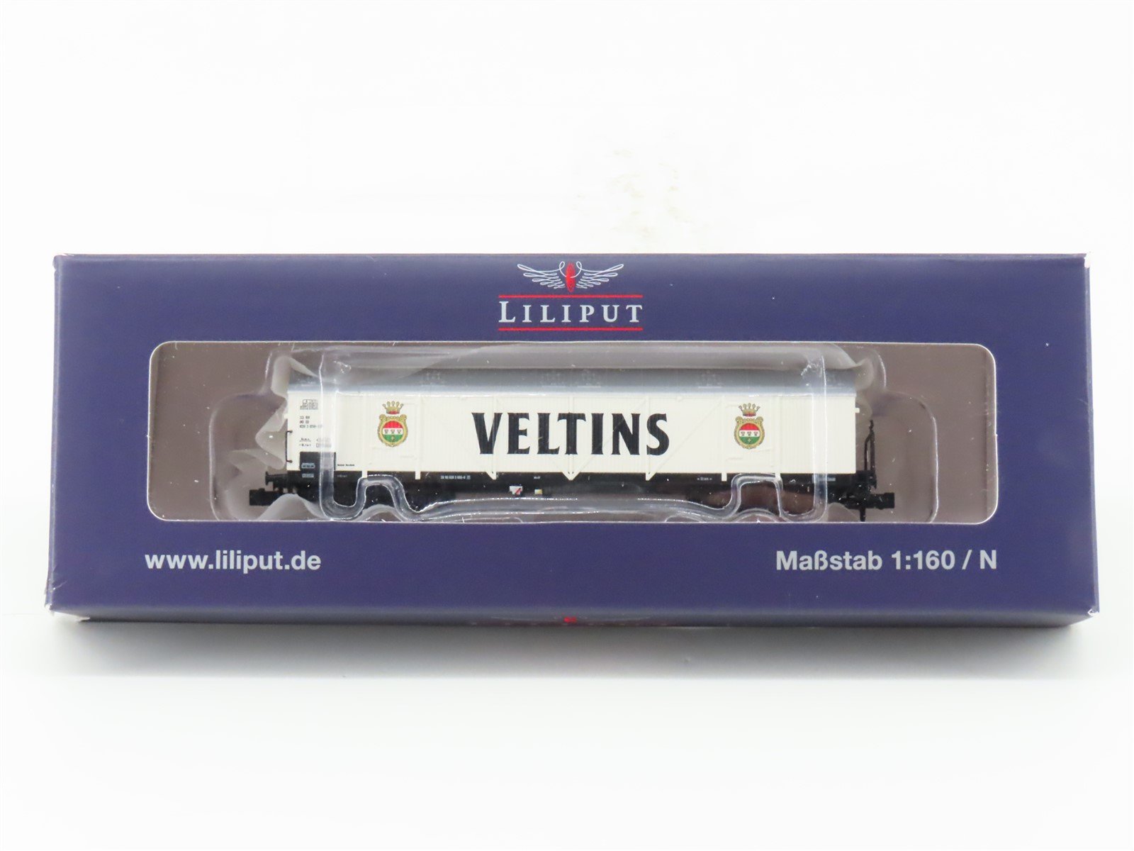N Scale Liliput L265655 DB German Era IV "VELTENS" Beer Reefer #056-0P