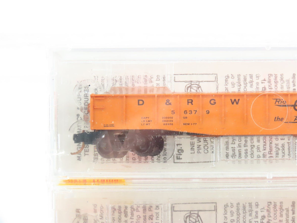 N Scale Micro-Trains MTL 46042 D&amp;RGW Rio Grande 50&#39; Gondola 3-Pack Sealed