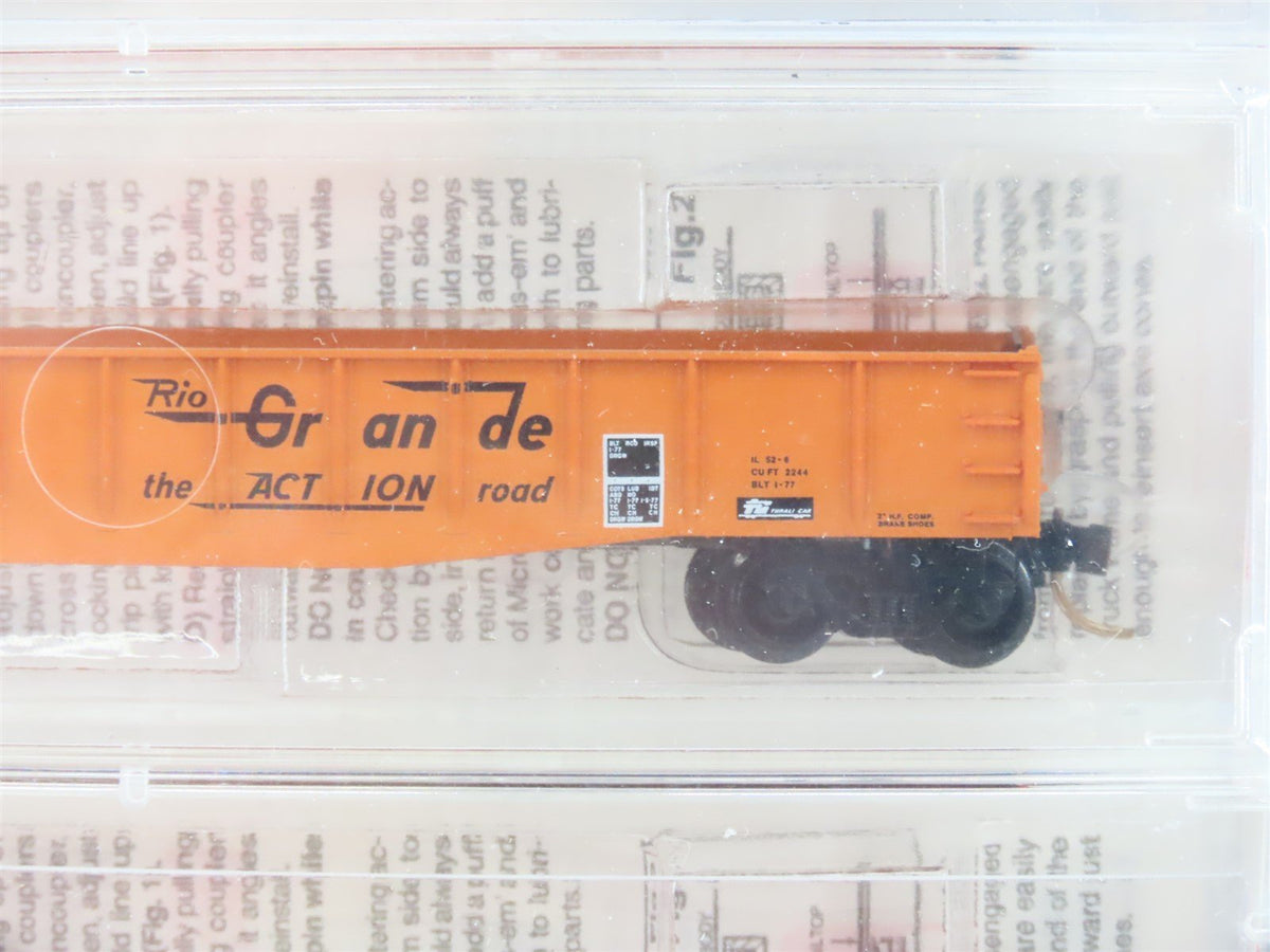 N Scale Micro-Trains MTL 46042 D&amp;RGW Rio Grande 50&#39; Gondola 3-Pack Sealed