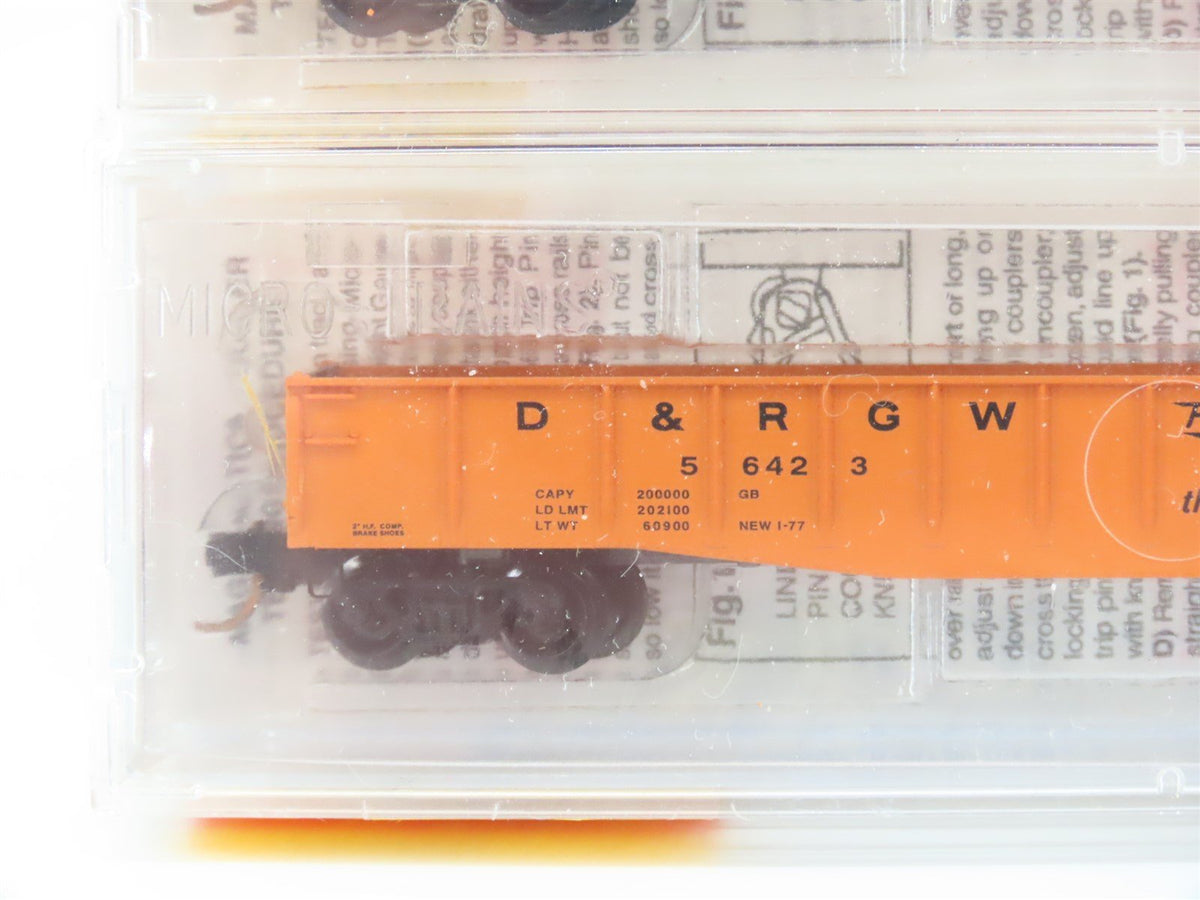N Scale Micro-Trains MTL 46042 D&amp;RGW Rio Grande 50&#39; Gondola 3-Pack Sealed