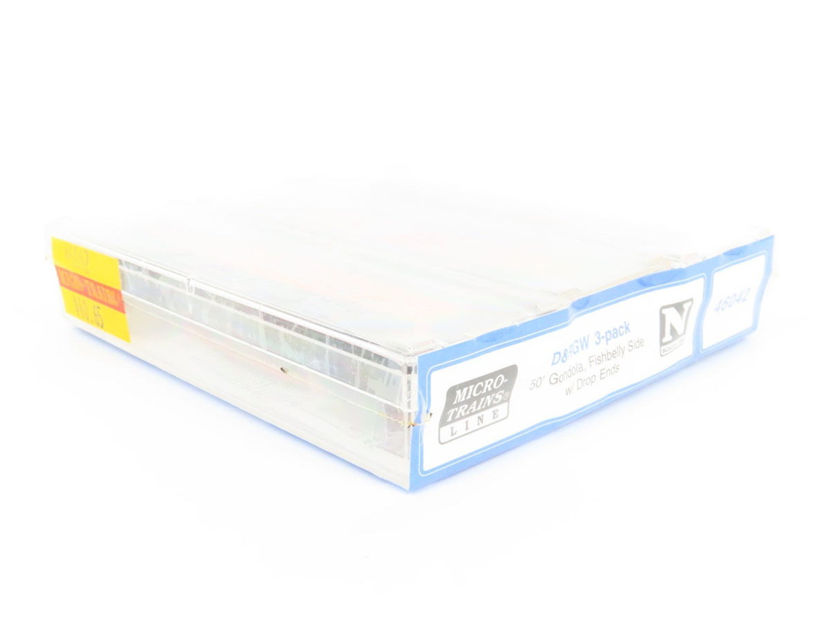 N Scale Micro-Trains MTL 46042 D&amp;RGW Rio Grande 50&#39; Gondola 3-Pack Sealed