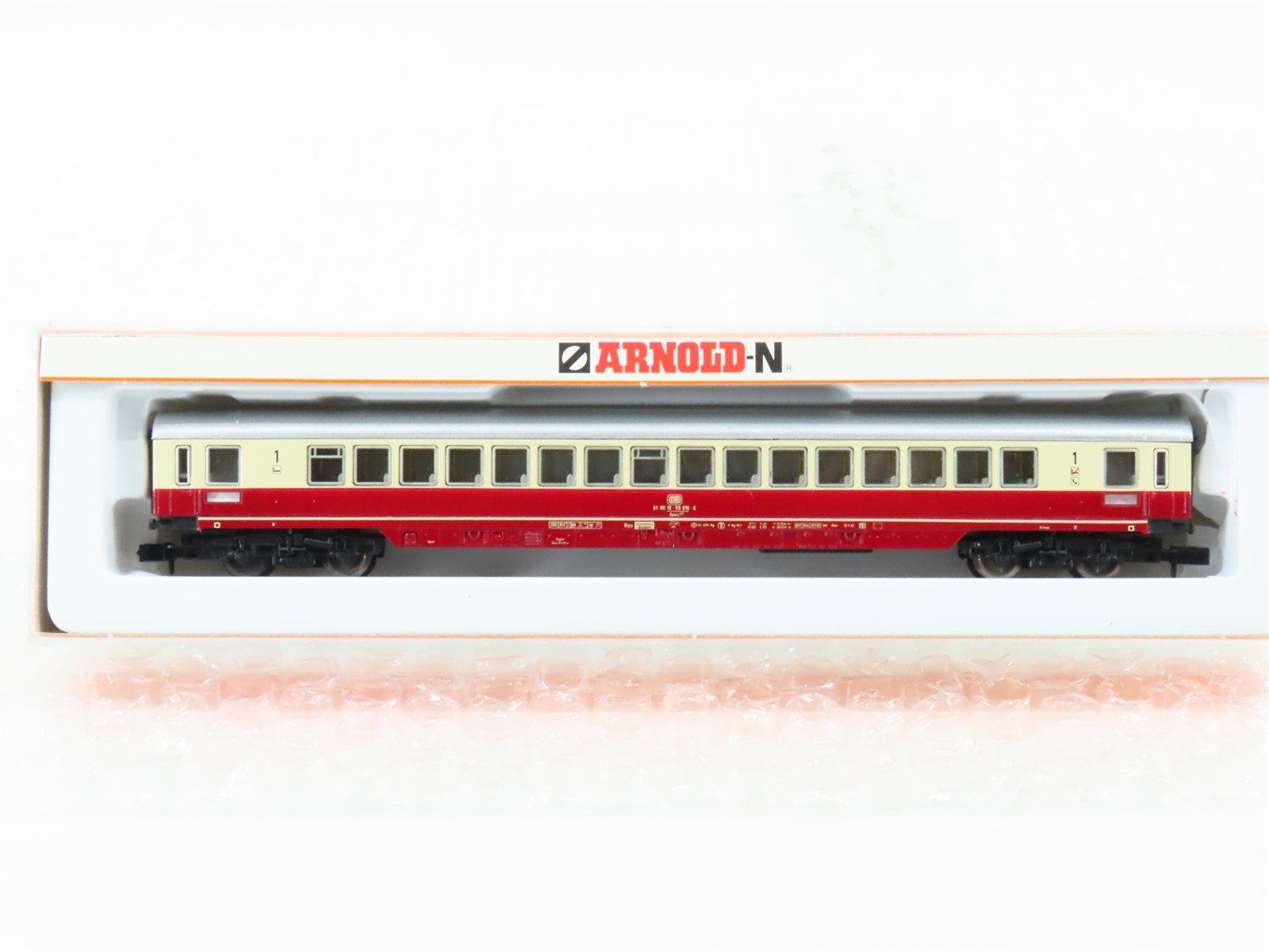 N Scale Arnold 3821 DB Deutsche Bahn 1st Class Coach Passenger Car #016-6