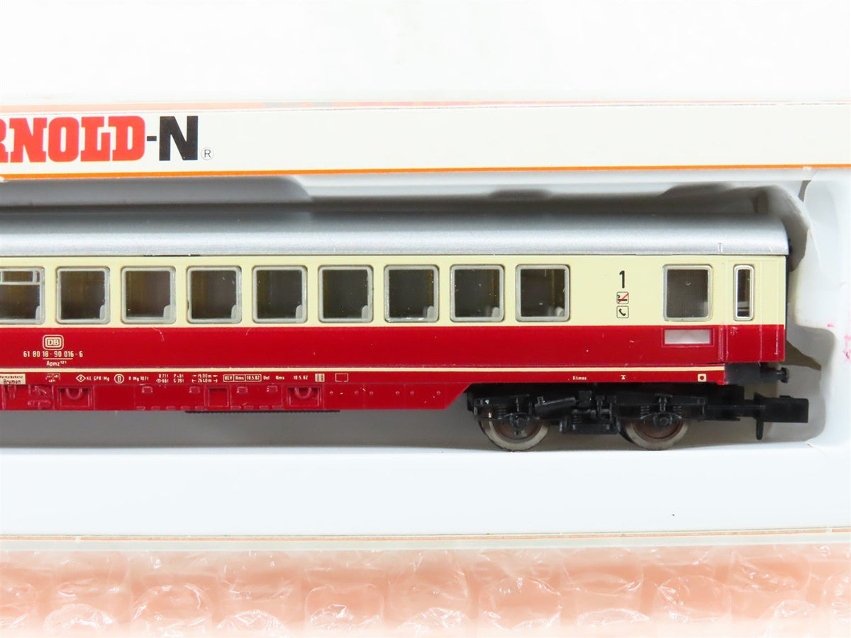 N Scale Arnold 3821 DB Deutsche Bahn 1st Class Coach Passenger Car #016-6