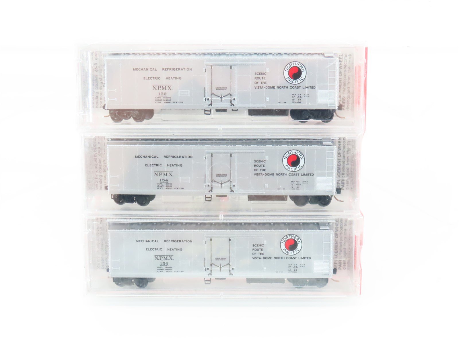 N Micro-Trains MTL 69152 NPMX Northern Pacific Mechanical Reefer 3-Pack Sealed