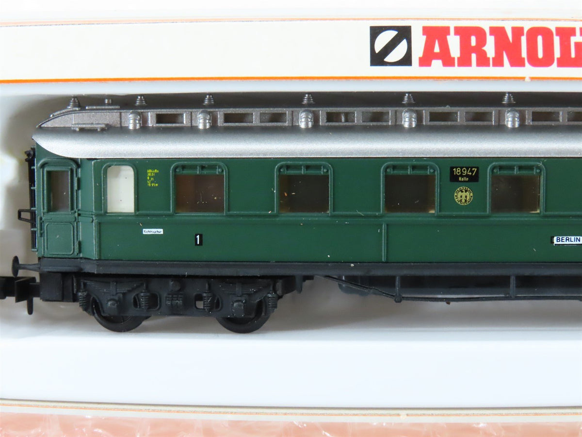 N Scale Arnold 3380 DR Deutsche Reichsbahn Corridor Coach Passenger Car #18 947