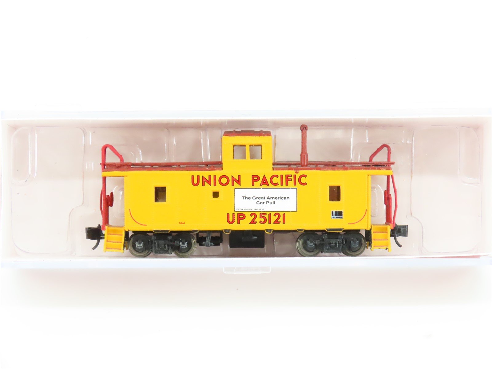 N Scale InterMountain CCS6065-04 UP The Great American Car Pull Caboose #25121