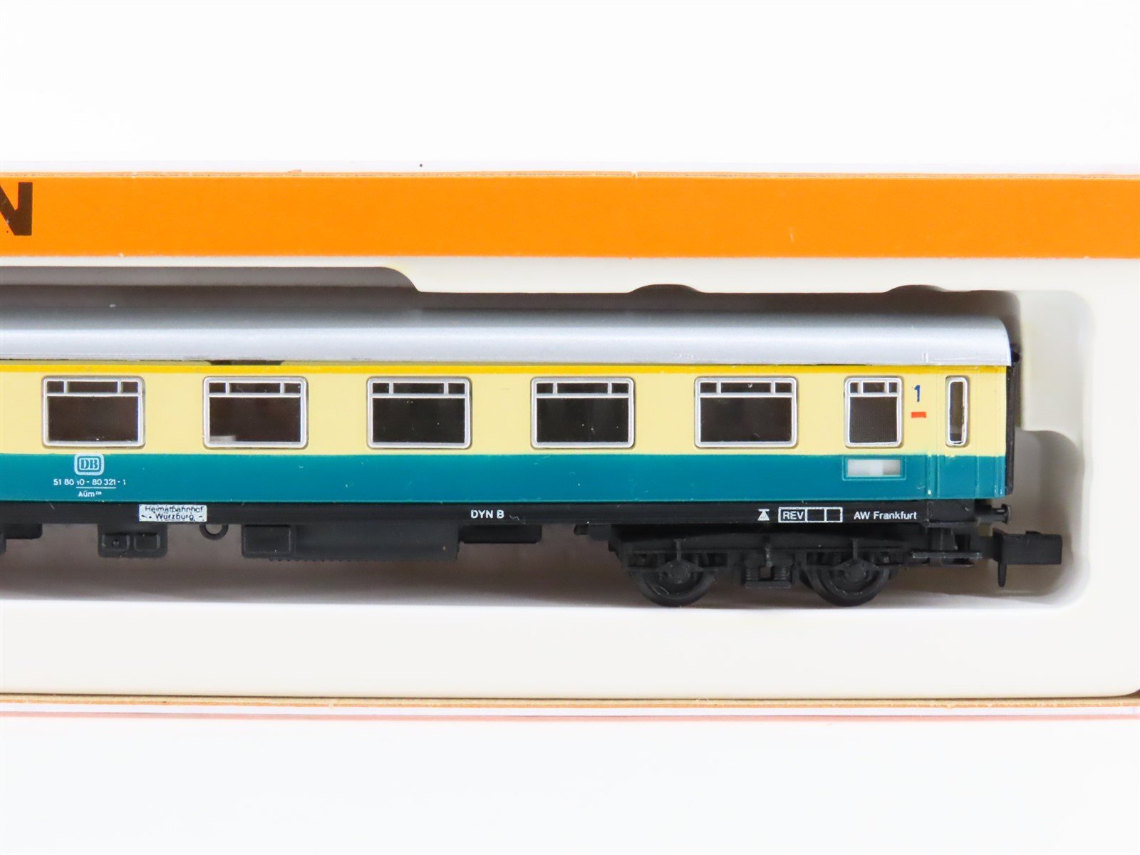 N Arnold 3201 DB Deutsche Bahn 1st Class Corridor Coach Passenger Car #321-1