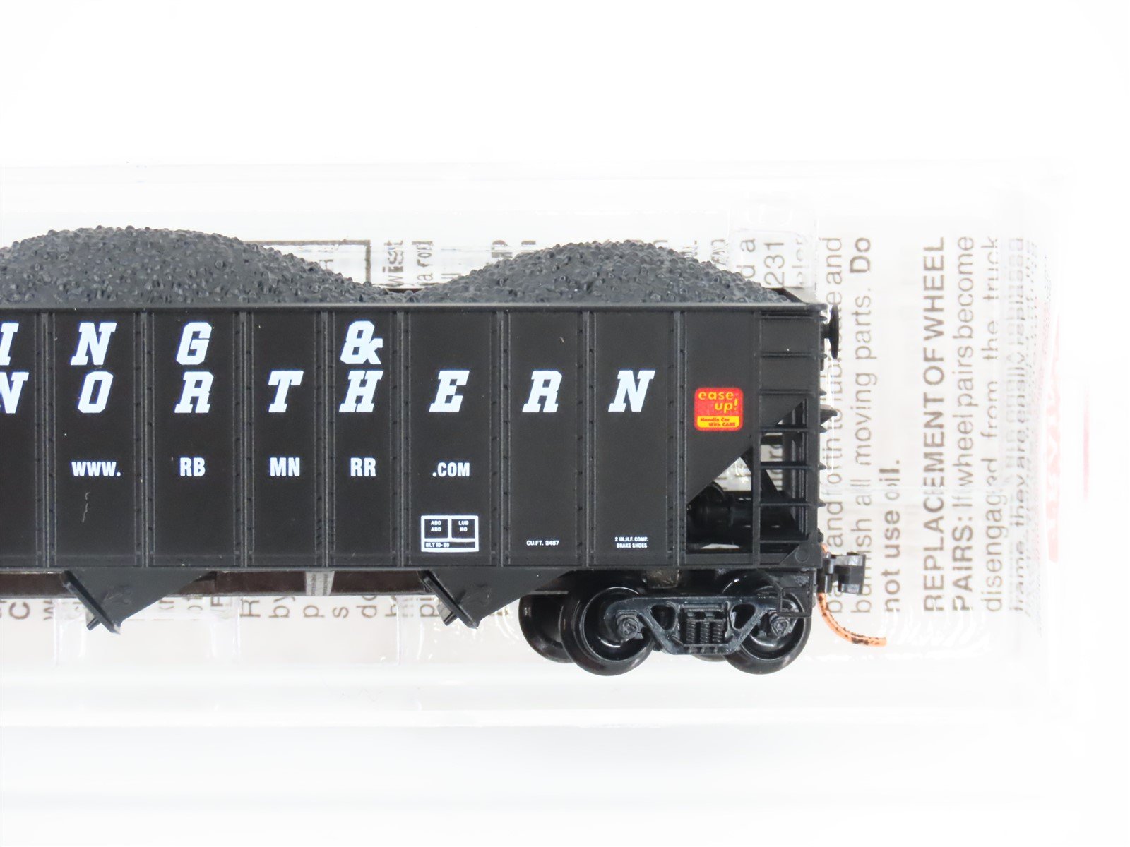 N Scale Micro-Trains MTL 108090 RBMN Reading & Northern 3-Bay Open Hopper #7410