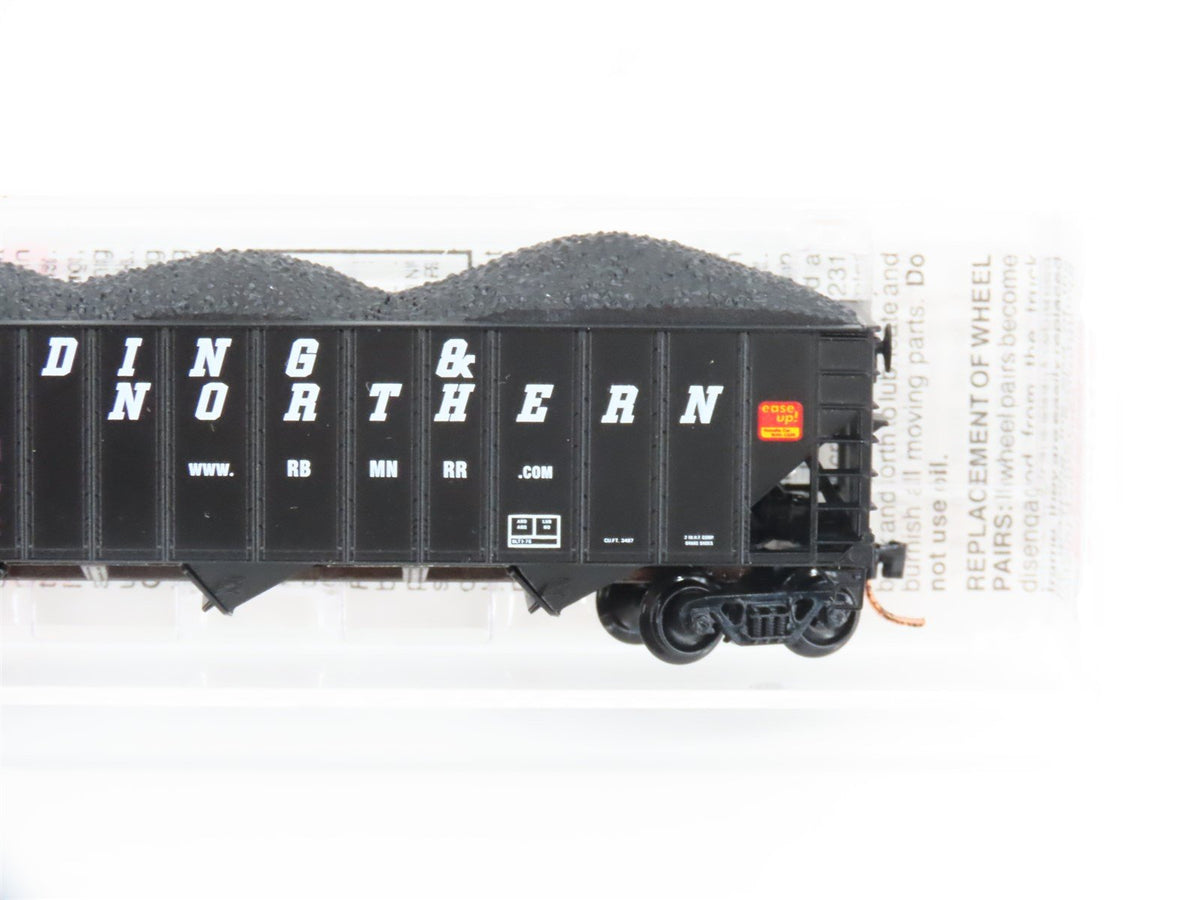 N Scale Micro-Trains MTL 108080 RBMN Reading &amp; Northern 3-Bay Open Hopper #7286