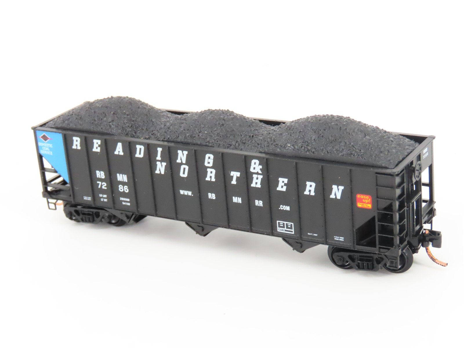 N Scale Micro-Trains MTL 108080 RBMN Reading & Northern 3-Bay Open Hopper #7286