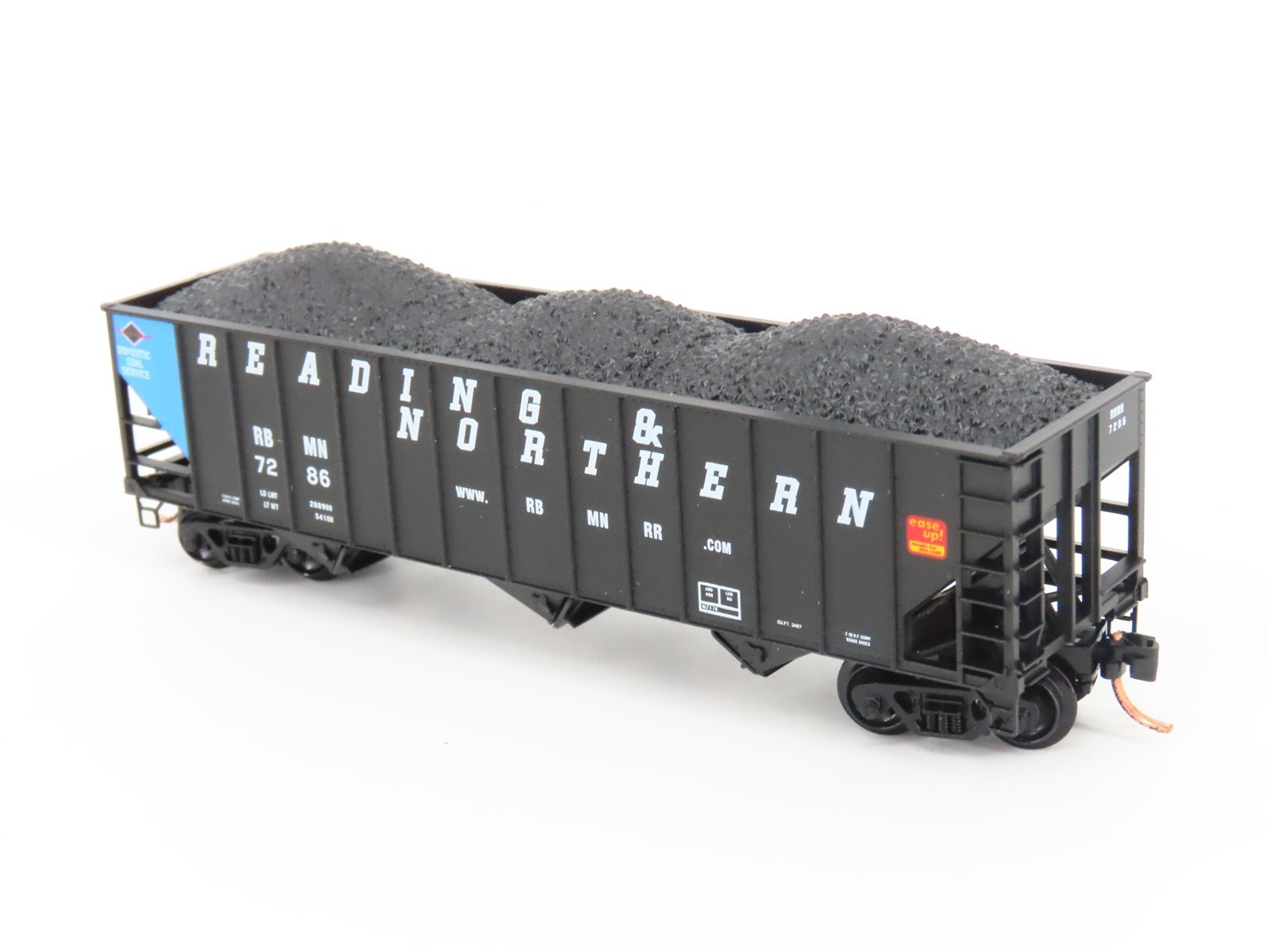 N Scale Micro-Trains MTL 108080 RBMN Reading & Northern 3-Bay Open Hopper #7286