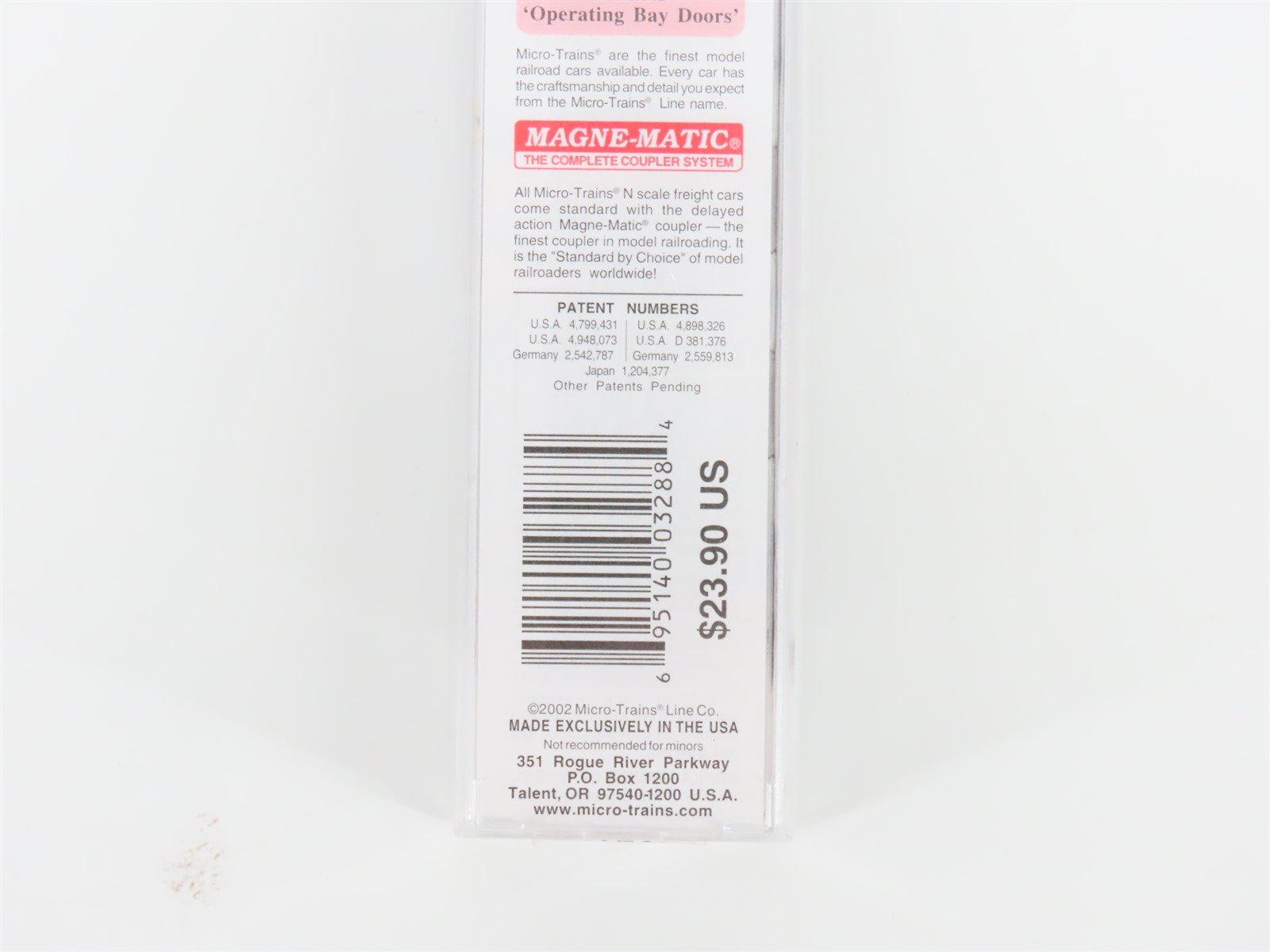 N Scale Micro-Trains MTL 108080 RBMN Reading & Northern 3-Bay Open Hopper #7286