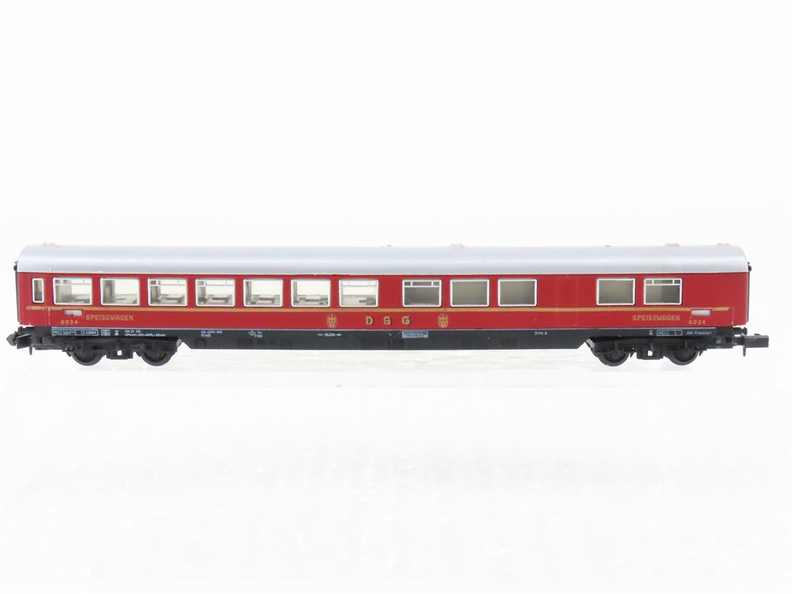 N Scale Arnold DSG German Speisewagen Diner Passenger Car #6024