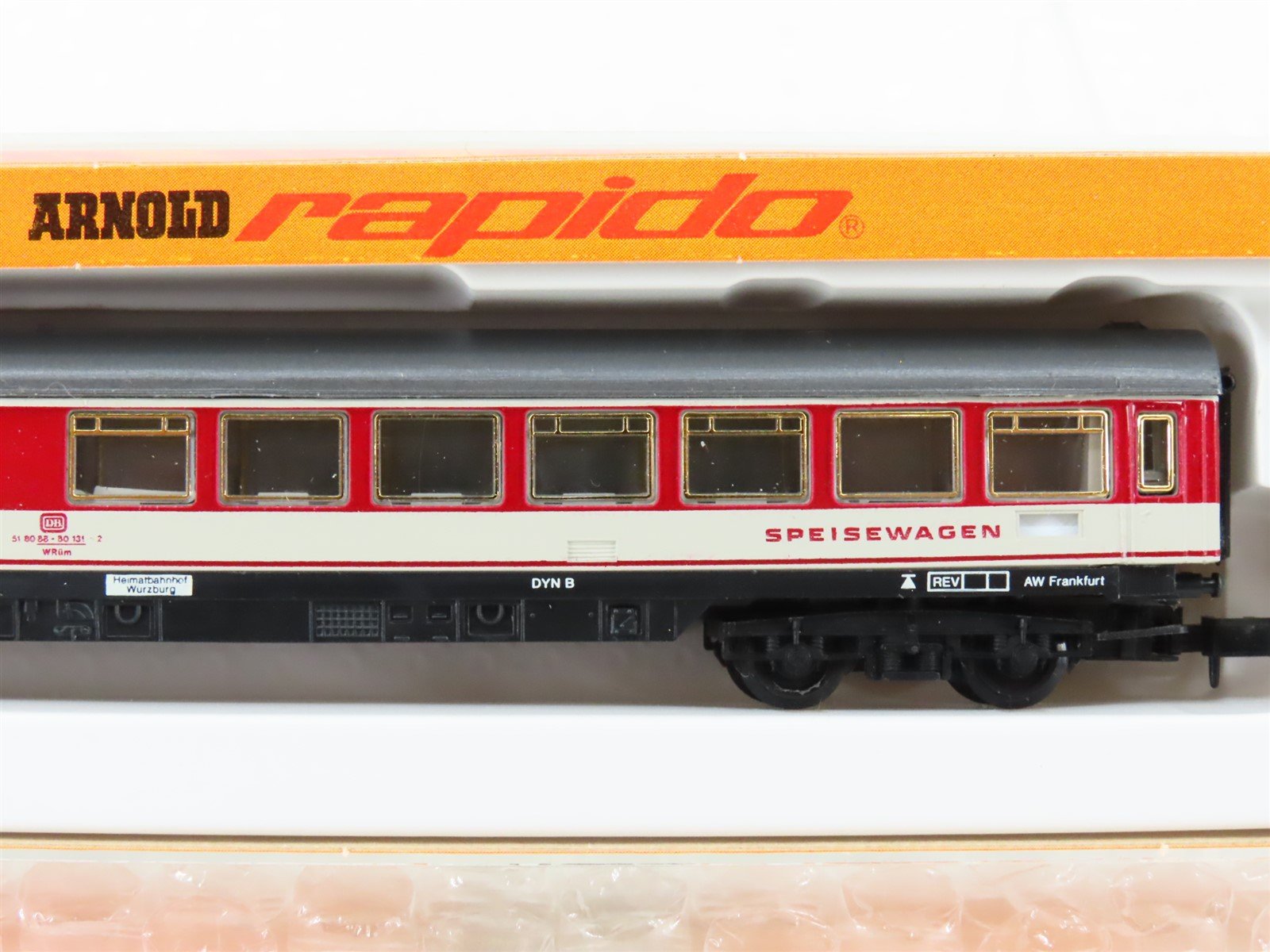 N Scale Arnold 3215 DB Deutsche Bahn Speisewagen Diner Passenger #131-2