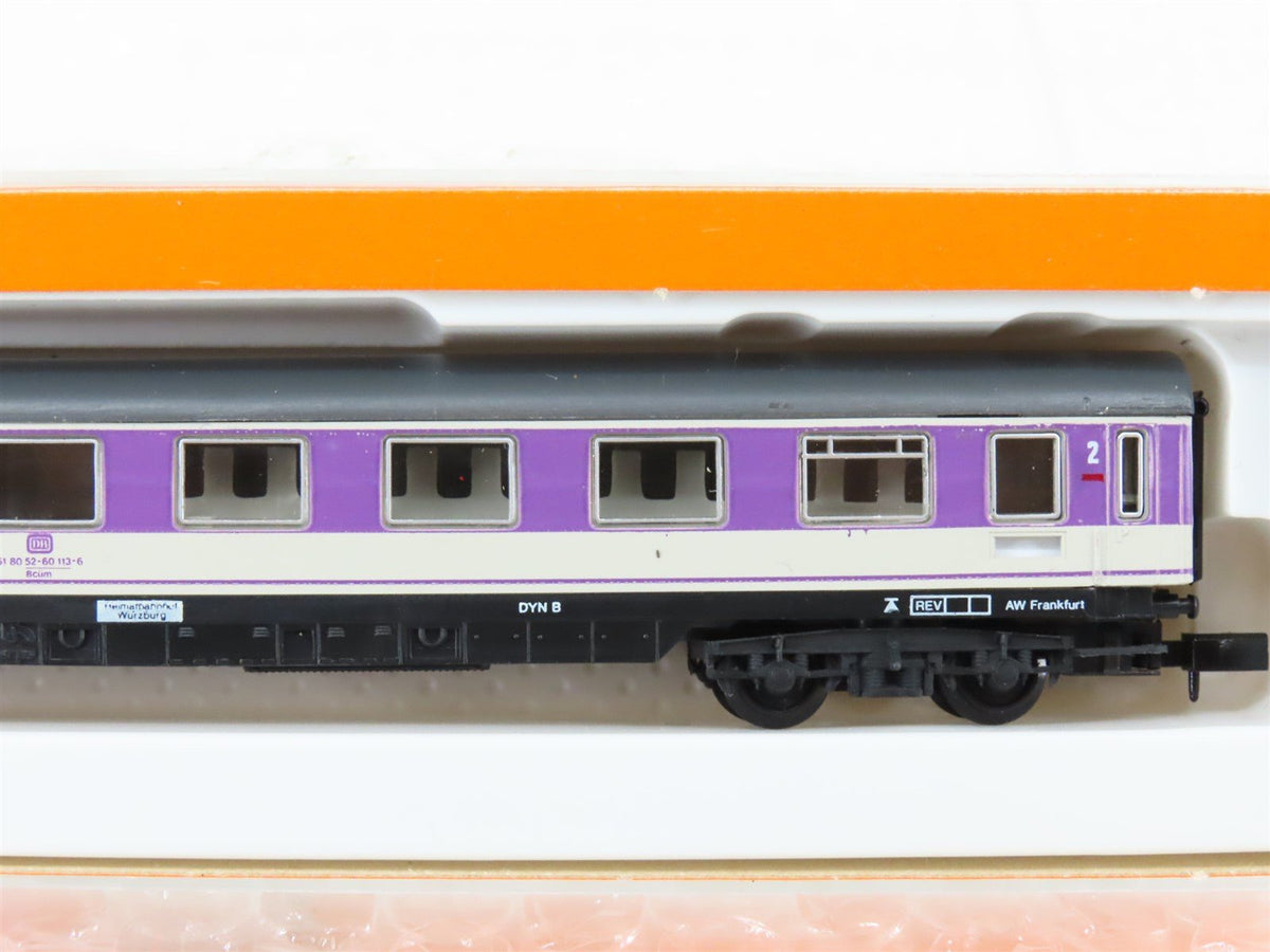 N Scale Arnold 3216 DB Deutsche Bahn 2nd Class Corridor Coach Passenger #113-6