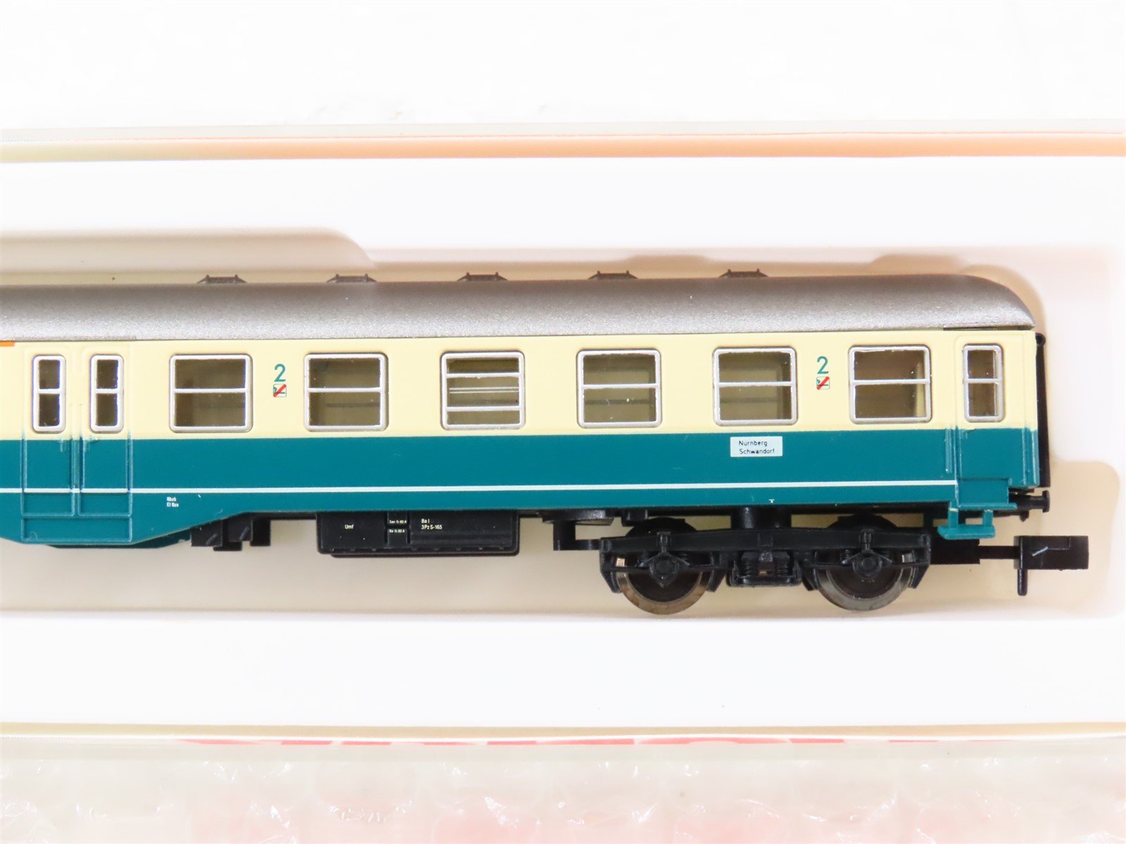 N Scale Arnold 3282K DB-AG Deutsche Bahn 1st/2nd Class Coach Passenger #039-1