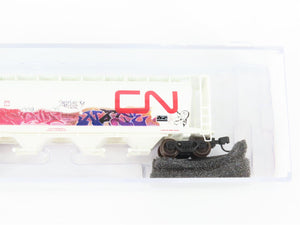 LOT of 2 N InterMountain PWRS CN Canadian National 4-Bay Hoppers w/ Graffiti