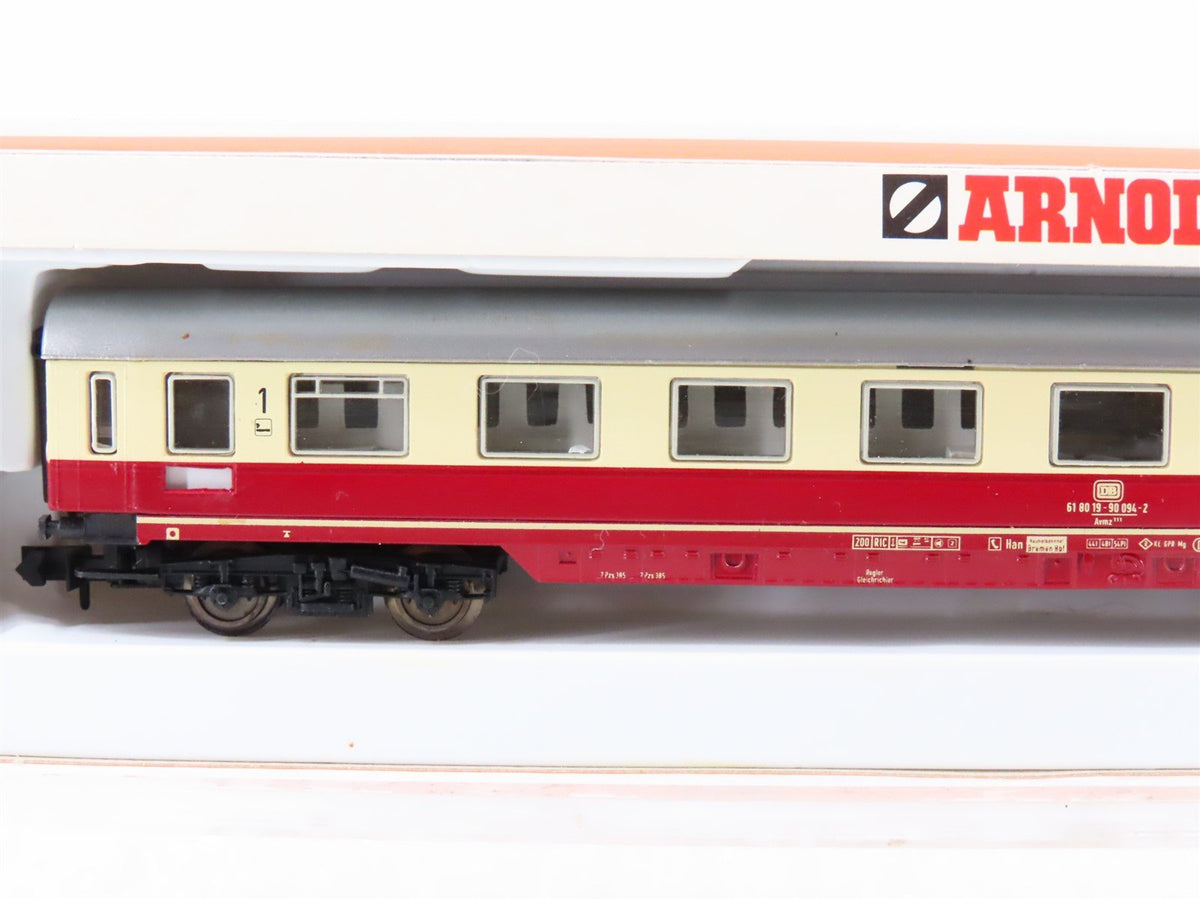 N Scale Arnold 3811 DB Deutsche Bahn 1st Class Corridor Coach Passenger #094-2