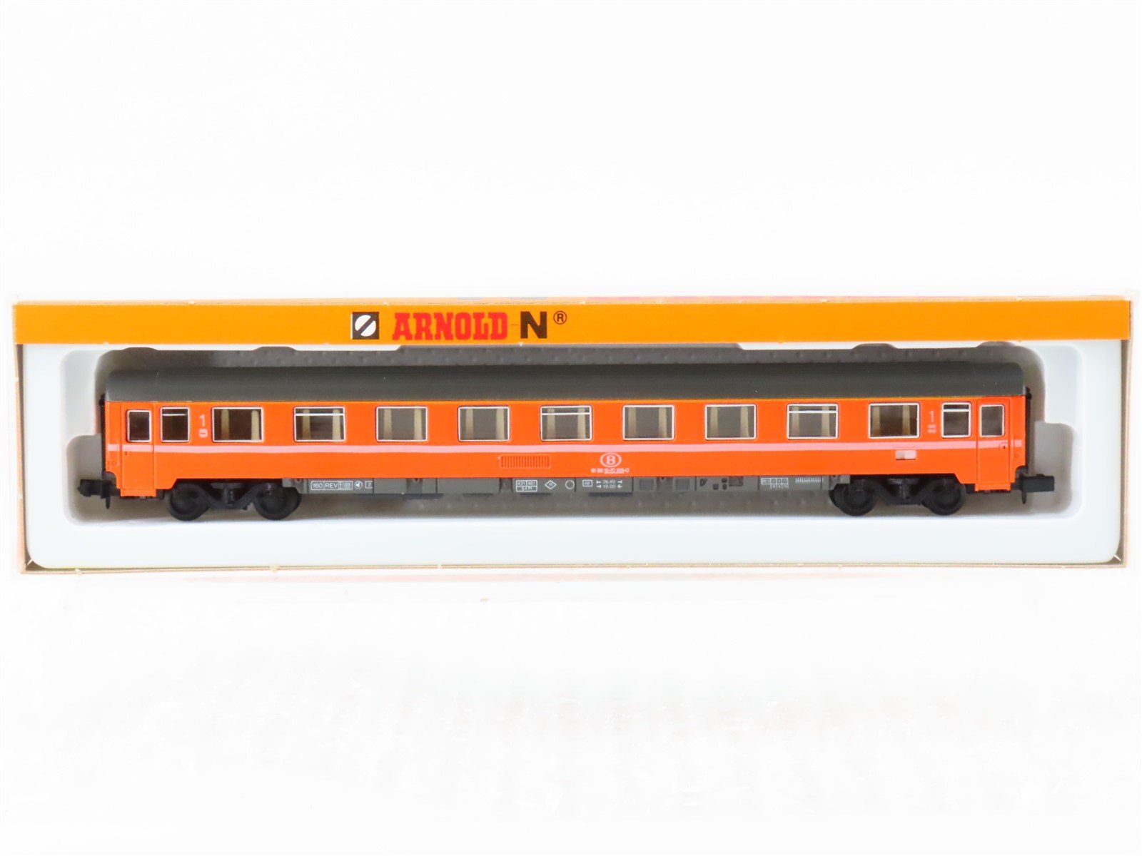 N Scale Arnold 3778 SNCB Belgian 1st Class Corridor Coach Passenger Car #615-0