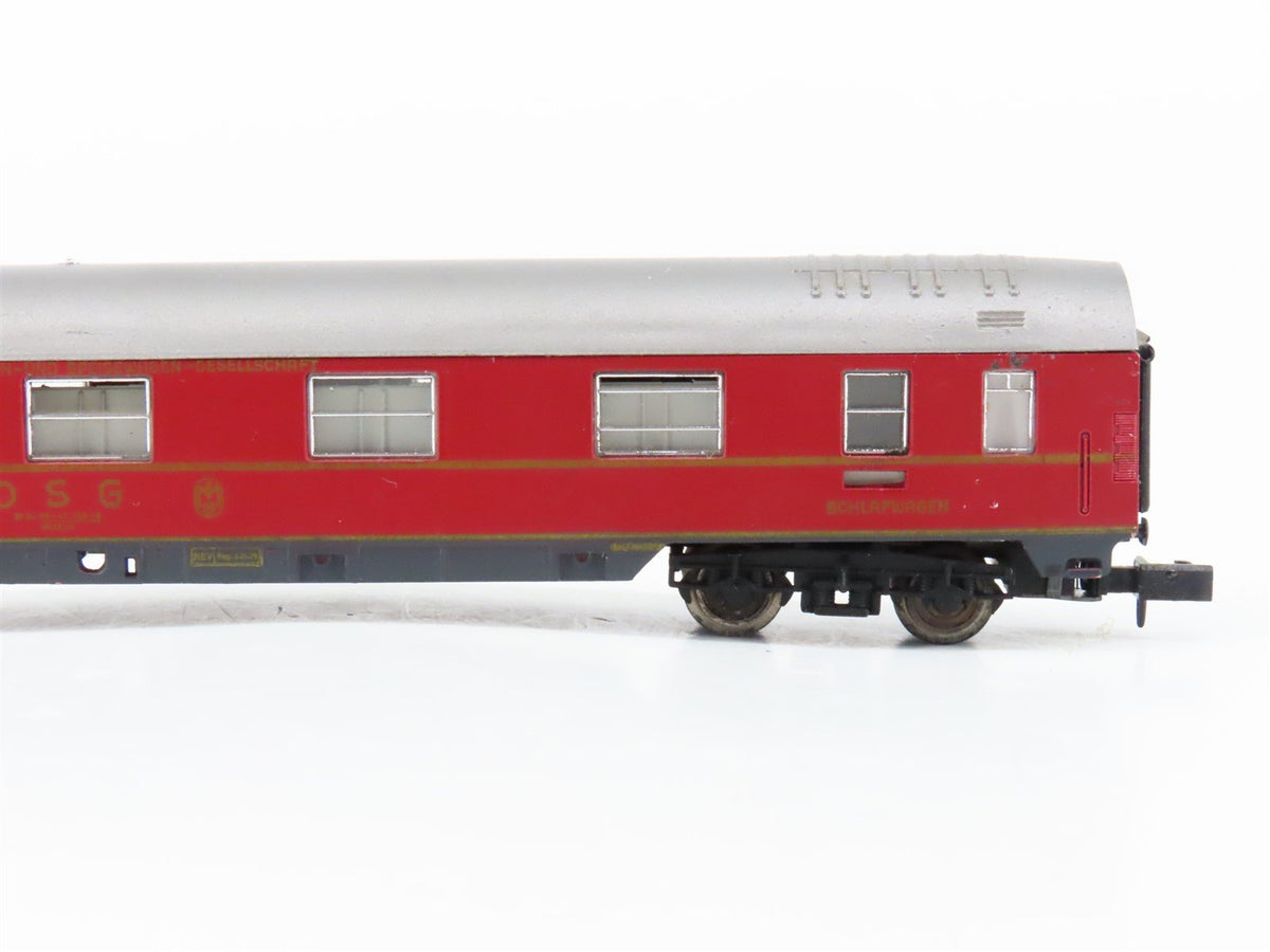 N Scale Arnold DSG Schlafwagen Sleeper Passenger Car #259-9