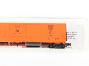 LOT of 2 N Scale Red Caboose BAR Bangor & Aroostook 57' Mechanical Reefer