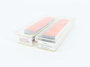 LOT of 2 N Scale Red Caboose BAR Bangor & Aroostook 57' Mechanical Reefer