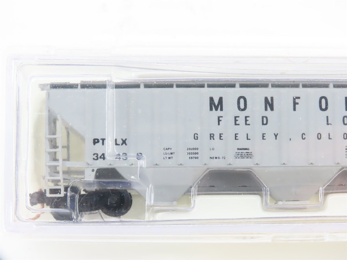 LOT of 5 N Scale InterMountain BLW UP/RREX/WCFX/PTLX 3-Bay Covered Hoppers