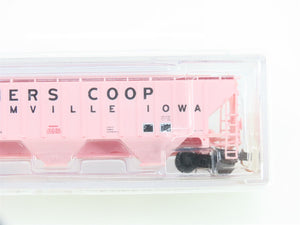 LOT of 5 N Scale InterMountain BLW UP/RREX/WCFX/PTLX 3-Bay Covered Hoppers
