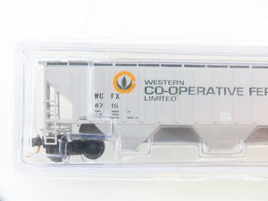 LOT of 5 N Scale InterMountain BLW UP/RREX/WCFX/PTLX 3-Bay Covered Hoppers