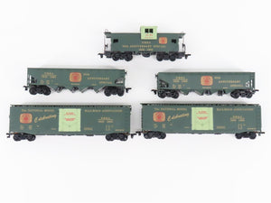 LOT of 5 HO Scale NMRA 50th Anniversary Special Hopper, Caboose & Boxcars