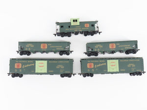 LOT of 5 HO Scale NMRA 50th Anniversary Special Hopper, Caboose & Boxcars