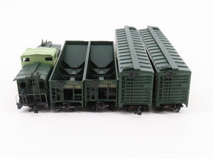 LOT of 5 HO Scale NMRA 50th Anniversary Special Hopper, Caboose & Boxcars