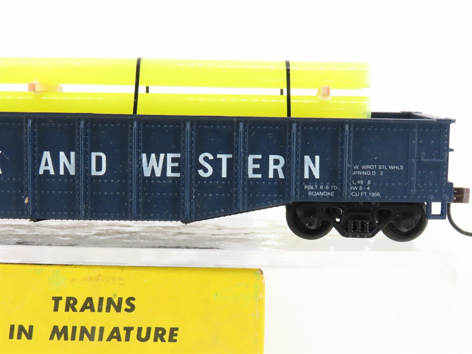 HO Scale Athearn N&W Norfolk & Western Gondola Car #97777 w/Custom Load
