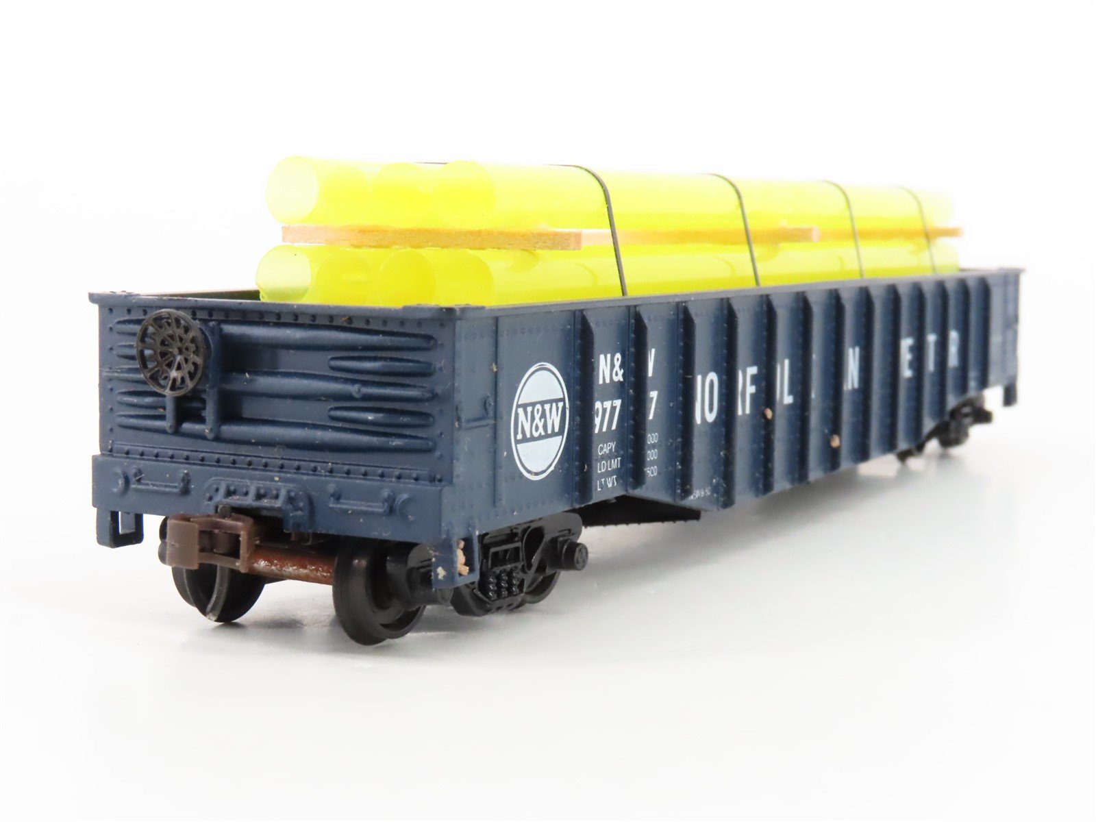 HO Scale Athearn N&W Norfolk & Western Gondola Car #97777 w/Custom Load