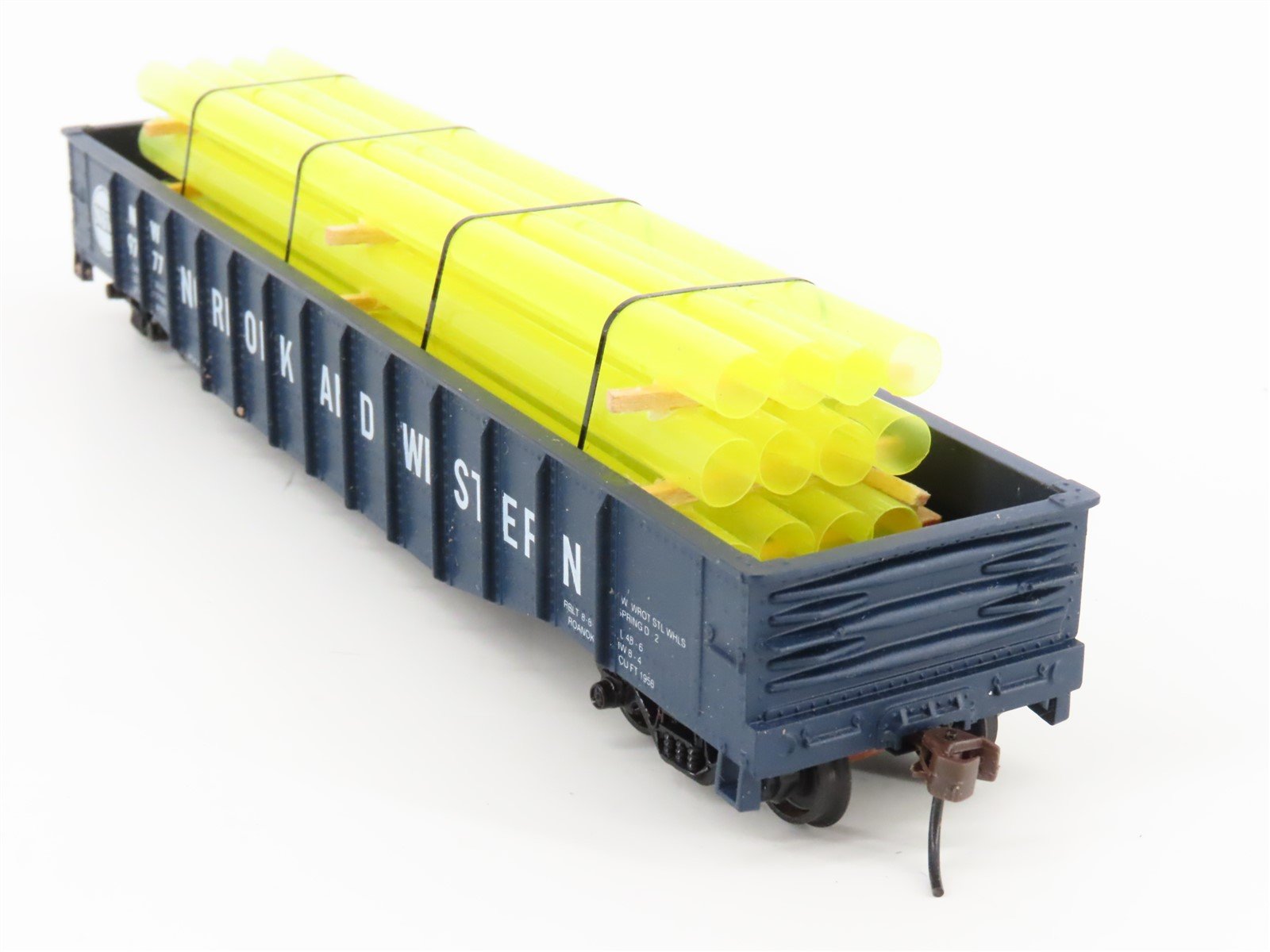 HO Scale Athearn N&W Norfolk & Western Gondola Car #97777 w/Custom Load