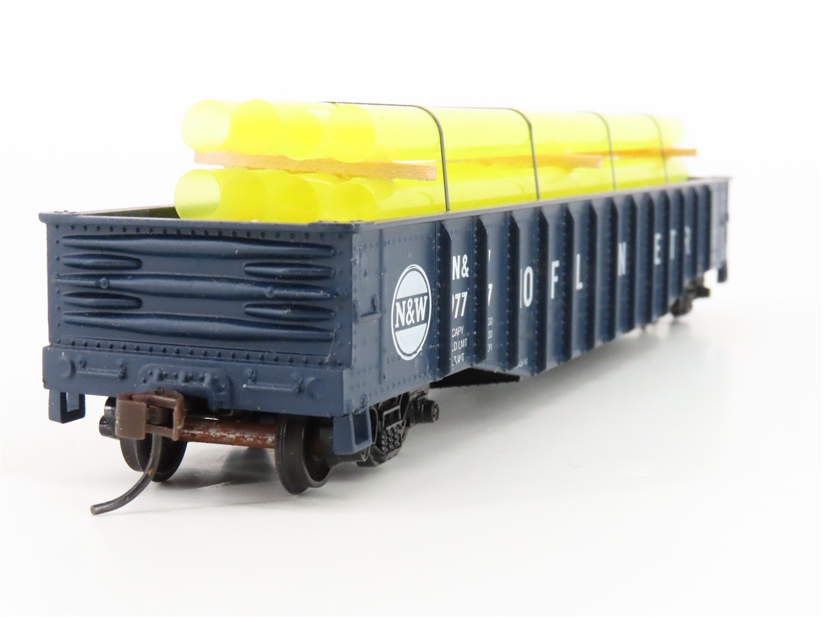 HO Scale Athearn N&W Norfolk & Western Gondola Car #97777 w/Custom Load