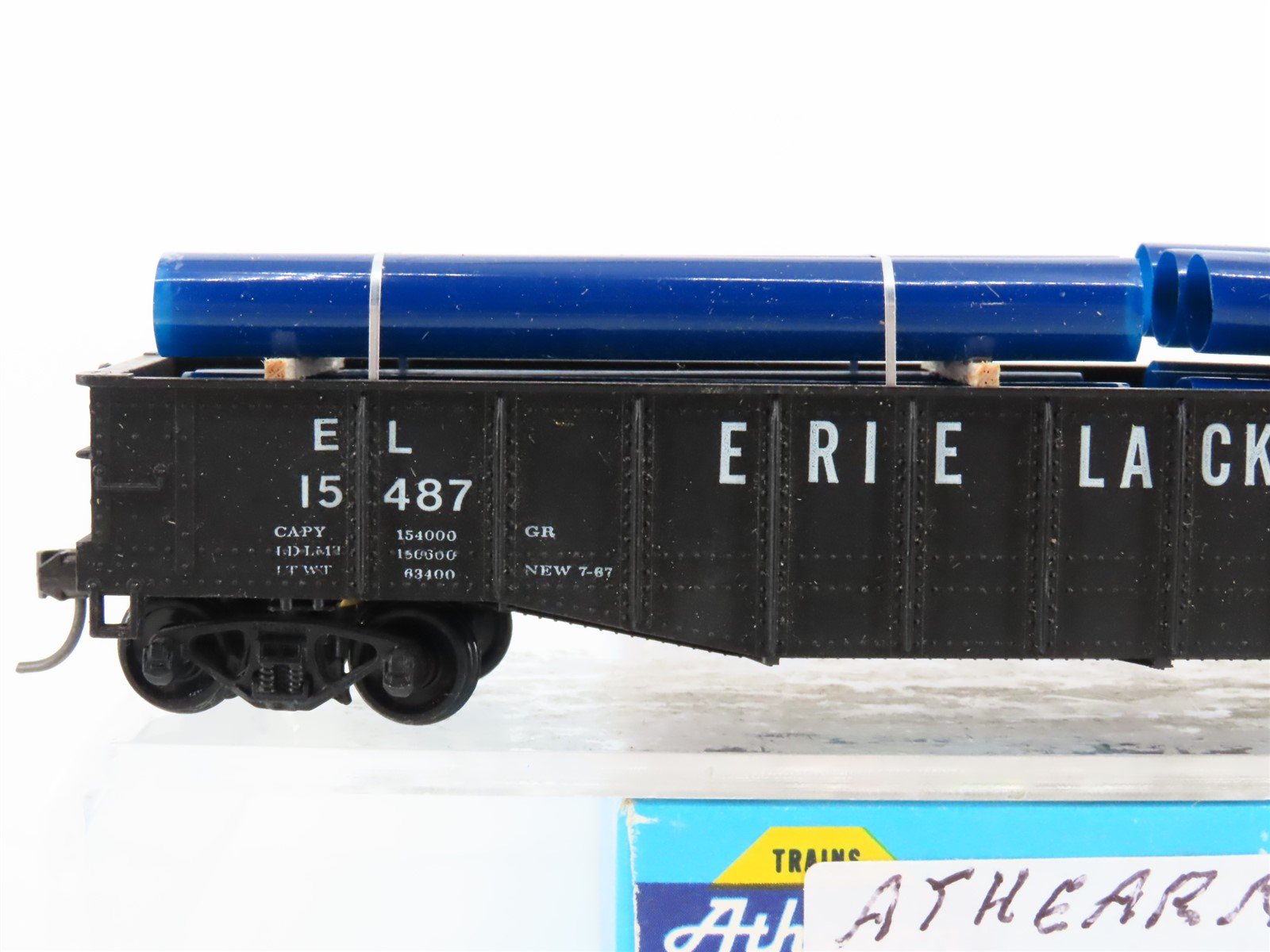 HO Scale Athearn EL Erie Lackawanna Gondola Car #15487 w/Custom Load