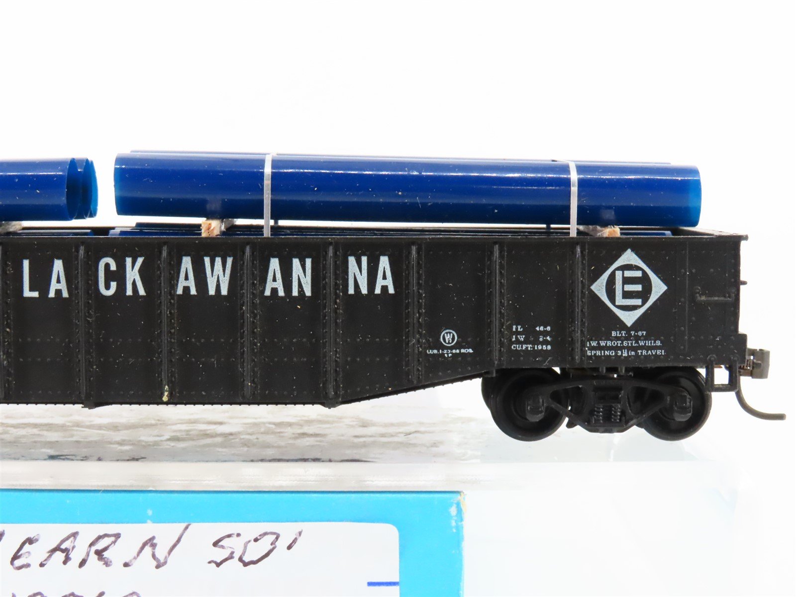 HO Scale Athearn EL Erie Lackawanna Gondola Car #15487 w/Custom Load