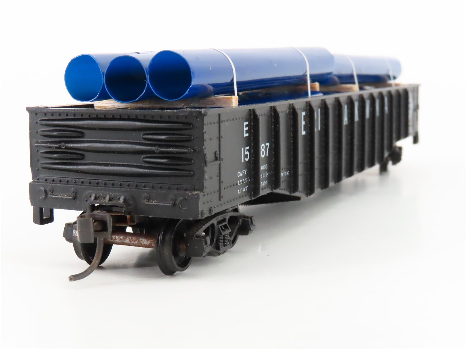 HO Scale Athearn EL Erie Lackawanna Gondola Car #15487 w/Custom Load
