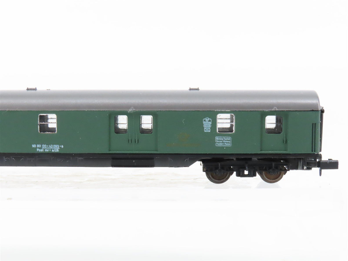 N Scale Arnold 0328 DB Deutsche Bundespost Mail Passenger Car #093-0