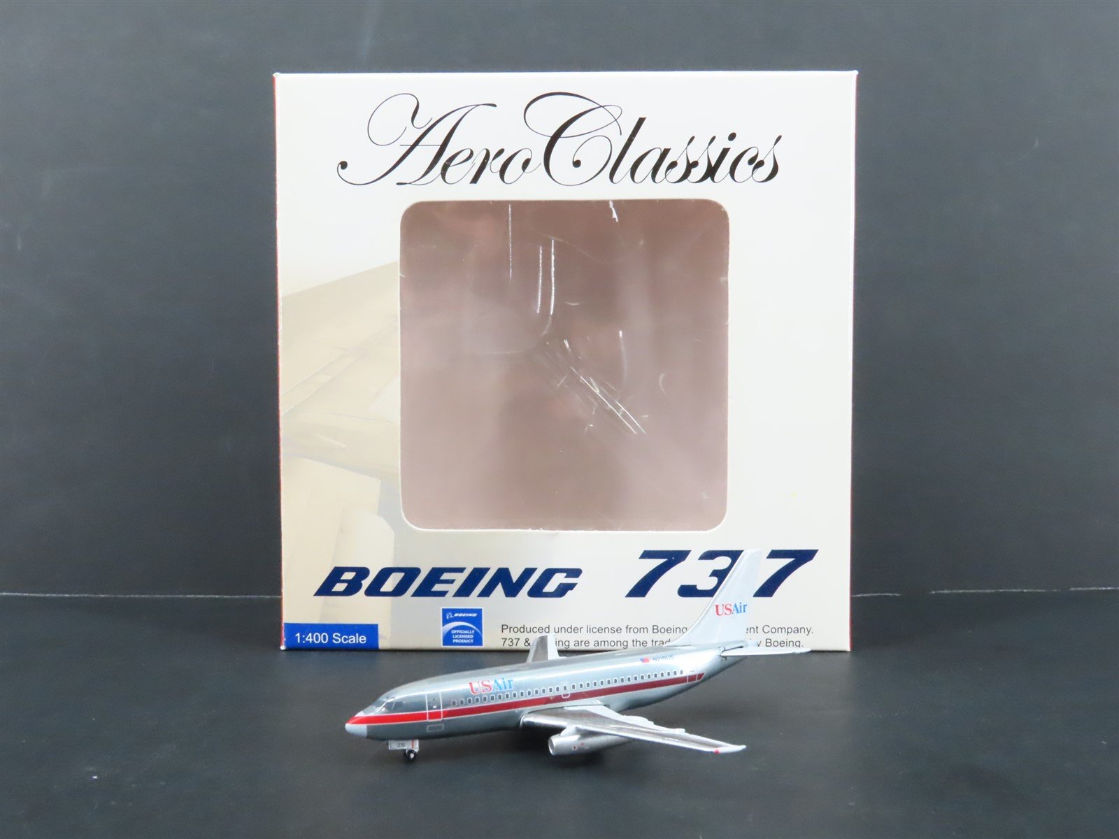 1:400 Aero Classics Die-Cast US Air Boeing 737-200 Airliner N210US