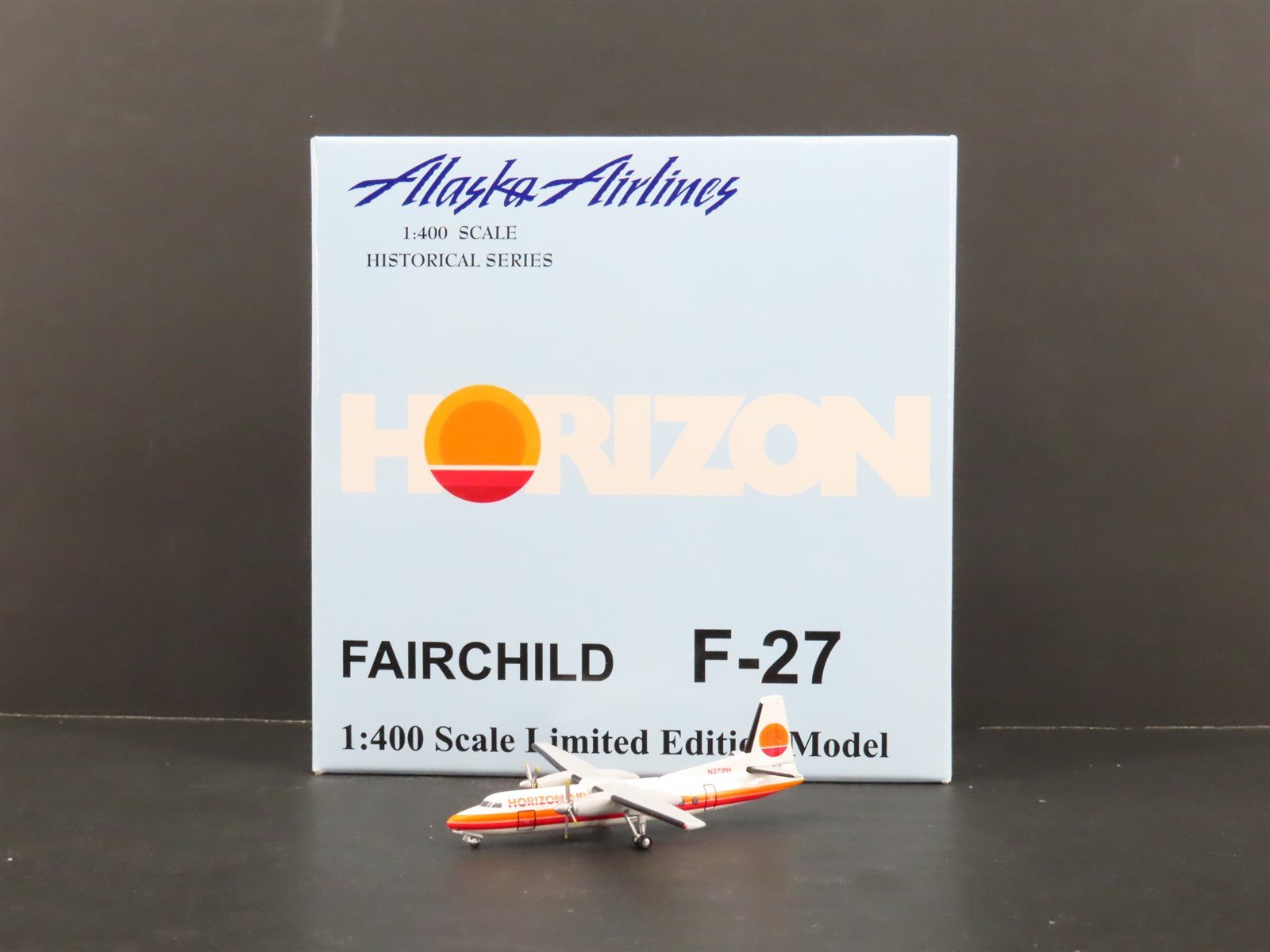 1:400 Aero Classics Die-Cast Horizon Air Fairchild F-27 Airliner N271PH
