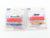 LOT of 2 N 1/160 Scale KATO Tractor-Trailers w/ 40' Containers & Chassis