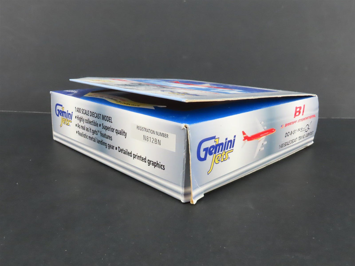 1:400 Gemini Jets GJBNF287 Diecast Braniff International Douglas DC-8-51 N812BN